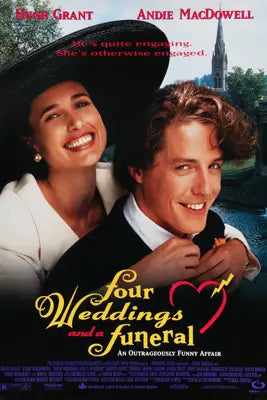 Four Weddings and a Funeral (1994) original movie poster for sale at Original Film Art - Vintage Movie Posters