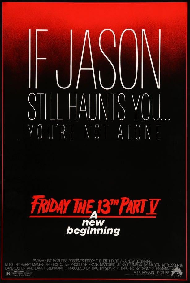 Friday the 13th Part V: A New Beginning (1985) original movie poster for sale at Original Film Art - Vintage Movie Posters