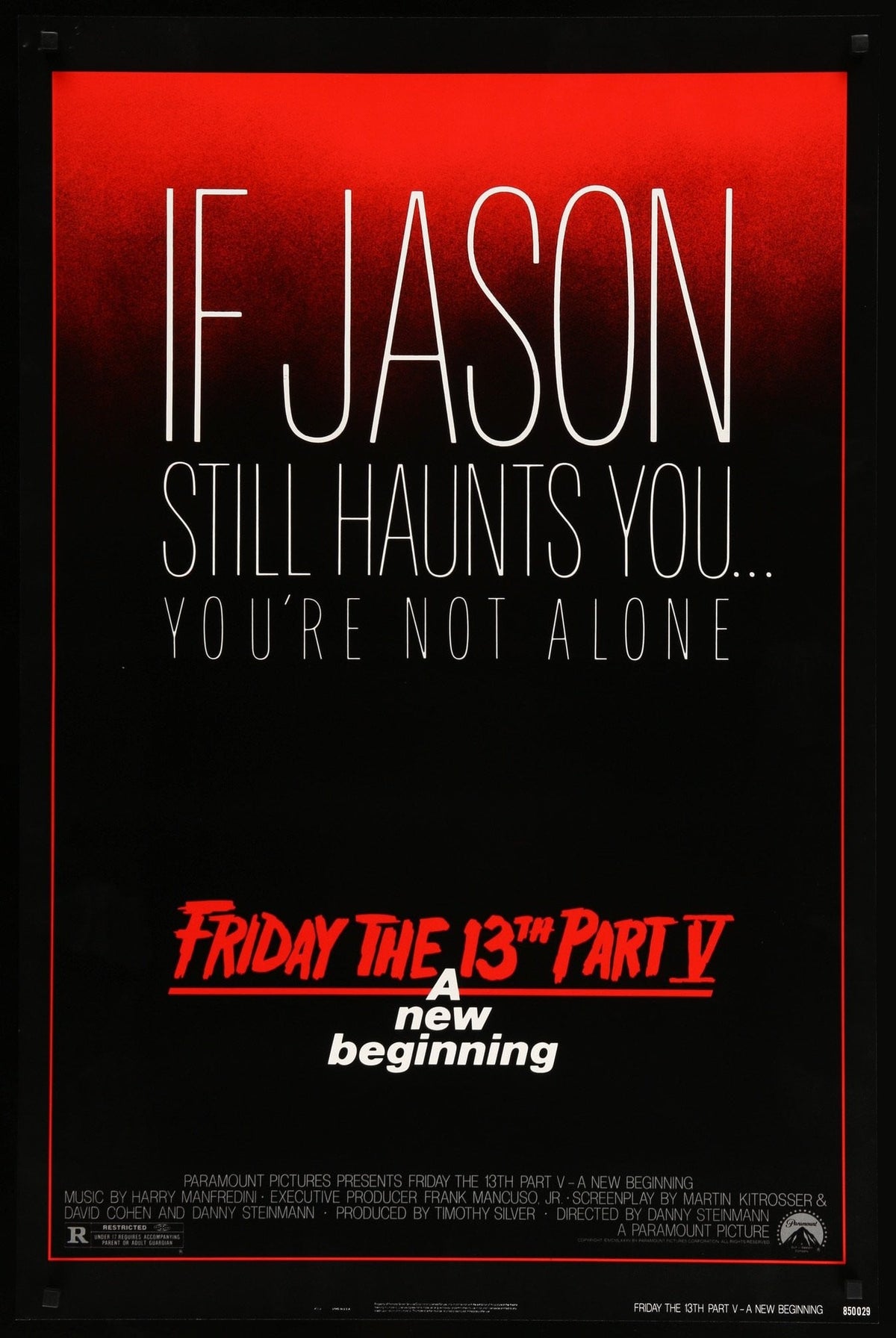Friday the 13th Part V: A New Beginning (1985) original movie poster for sale at Original Film Art