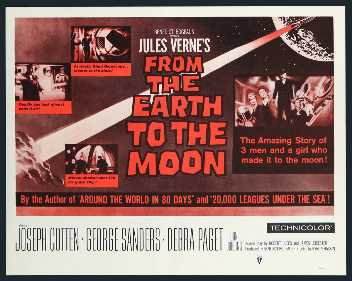 From the Earth to the Moon (1958) original movie poster for sale at Original Film Art - Vintage Movie Posters
