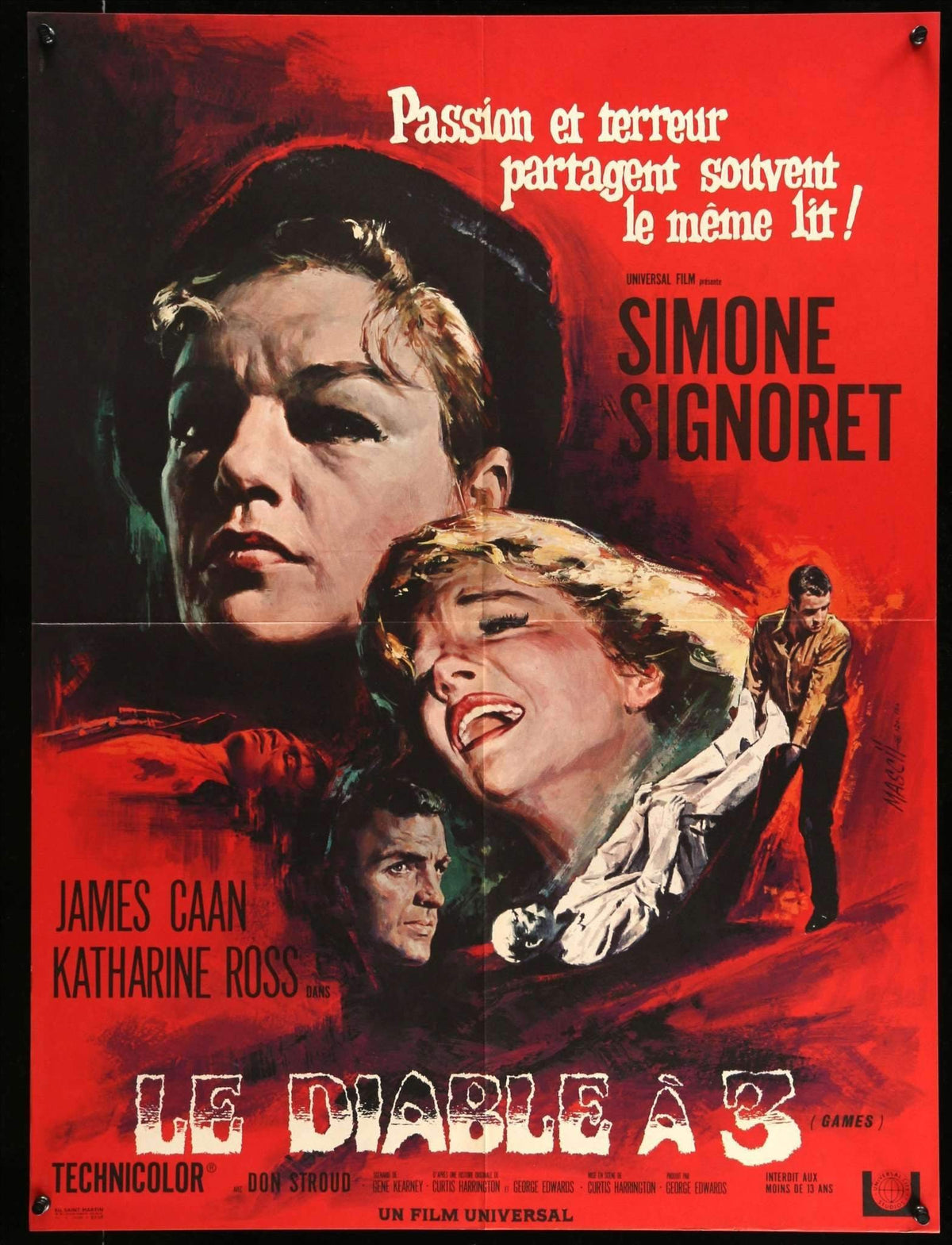 Games (1967) original movie poster for sale at Original Film Art - Vintage Movie Posters