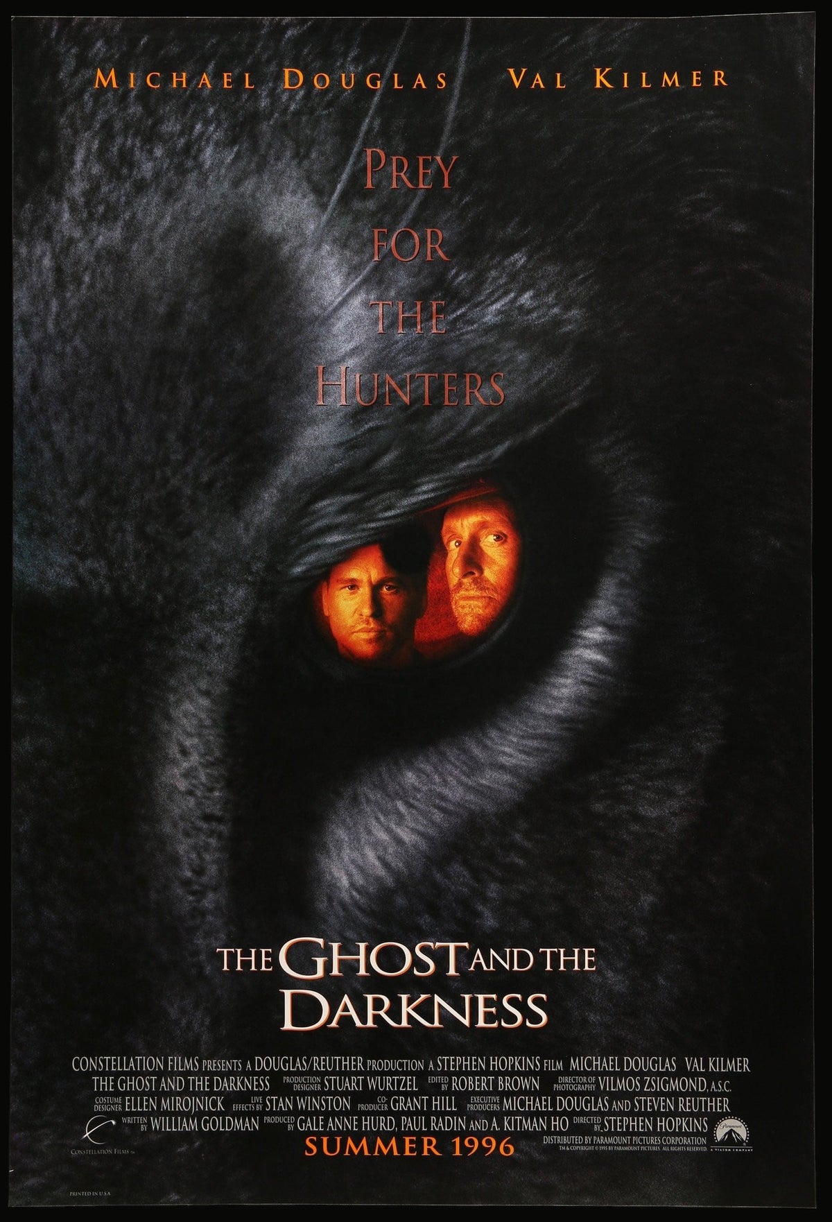 Ghost and the Darkness (1996) original movie poster for sale at Original Film Art - Vintage Movie Posters