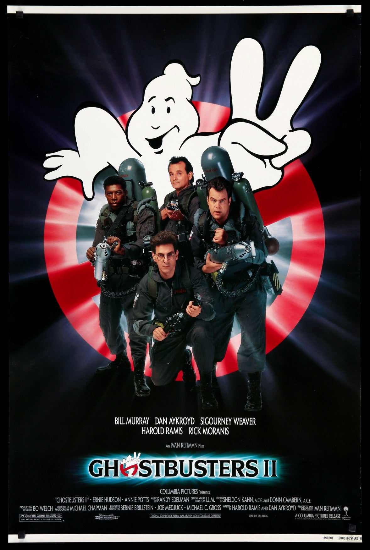 Ghostbusters II (1989) original movie poster for sale at Original Film Art