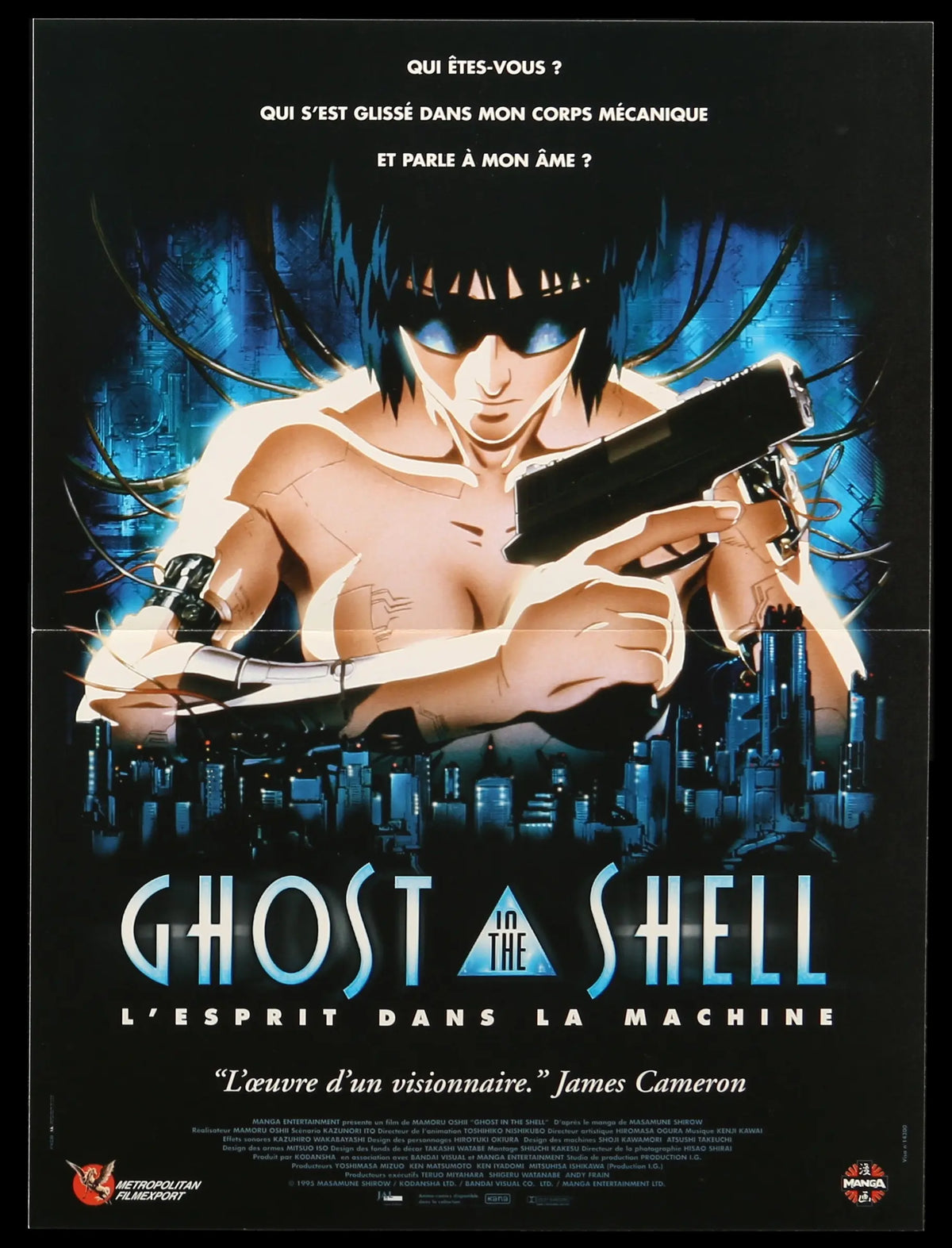 Ghost in the Shell (1995) original movie poster for sale at Original Film Art - Vintage Movie Posters