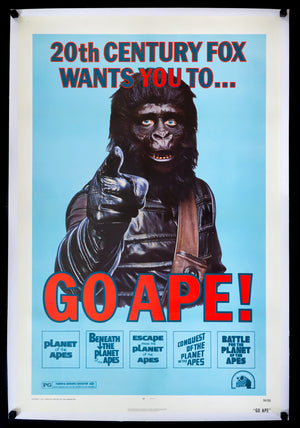 Go Ape! (1974) original movie poster for sale at Original Film Art
