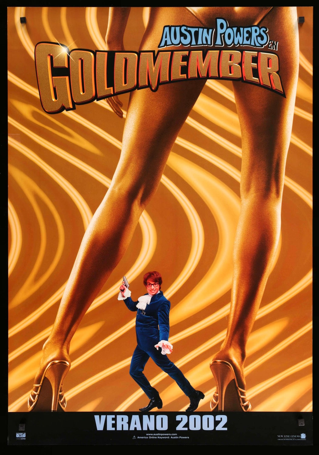 Austin Powers in Goldmember (2002) Original Spanish Movie Poster