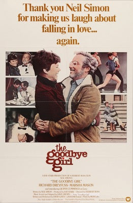 「グッバイガール」 (1977) 映画ポスター　アメリカ版インサートサイズ Goodbye_Girl_1977_original_fil