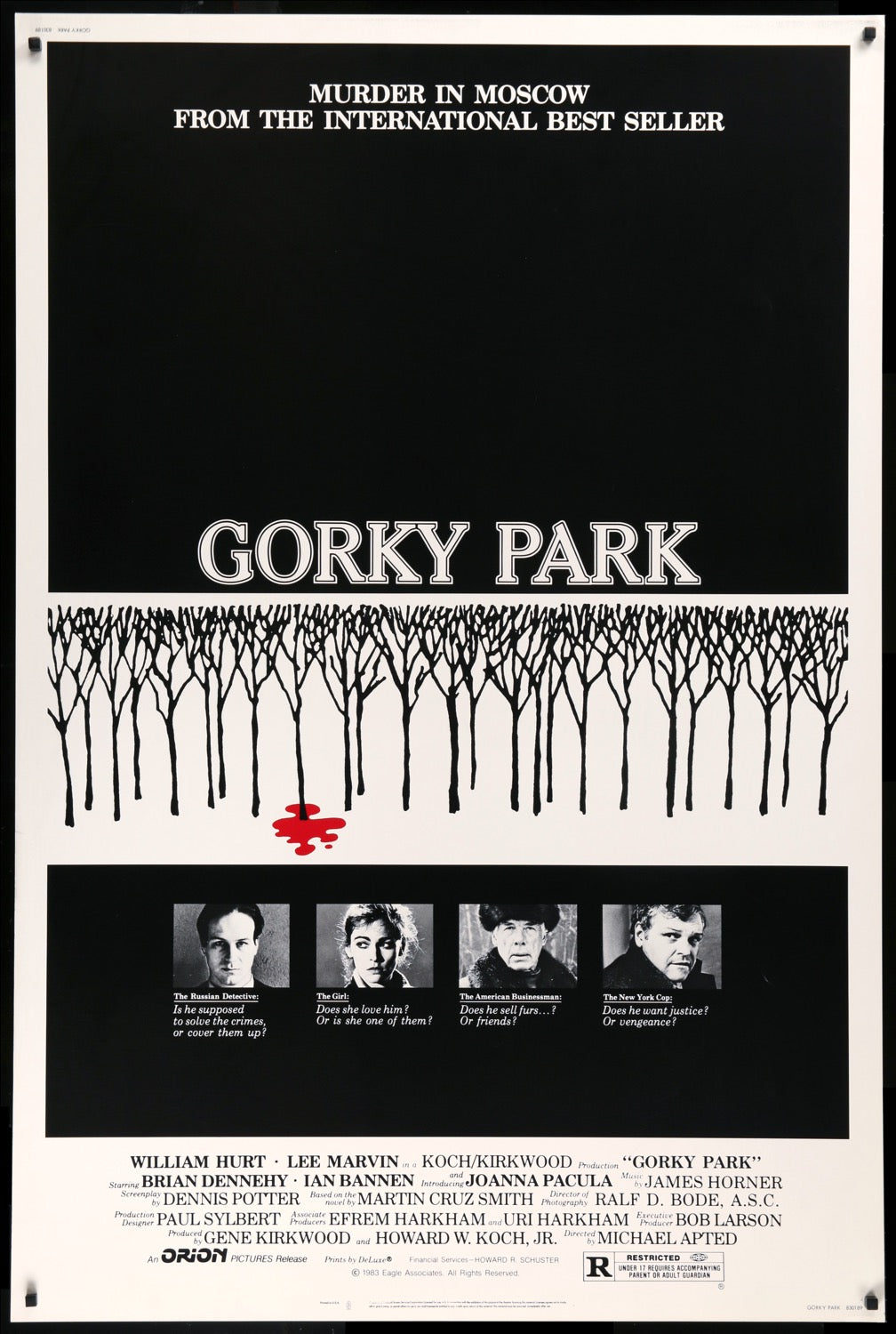 Gorky Park (1983) original movie poster for sale at Original Film Art