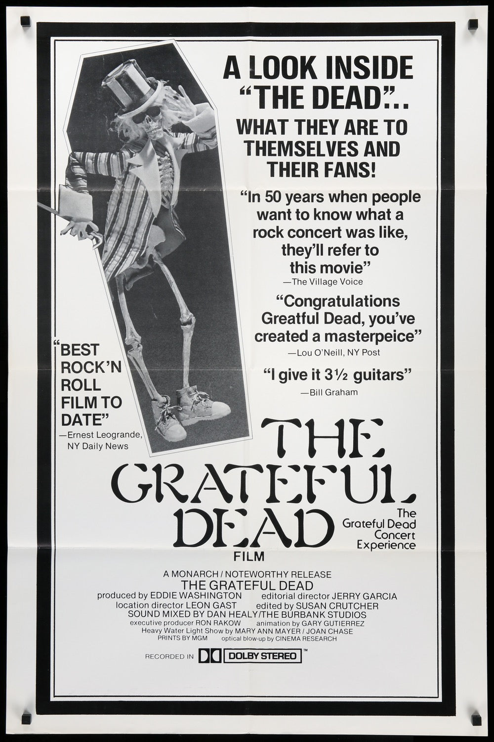 Grateful Dead Movie (1977) original movie poster for sale at Original Film Art - Vintage Movie Posters