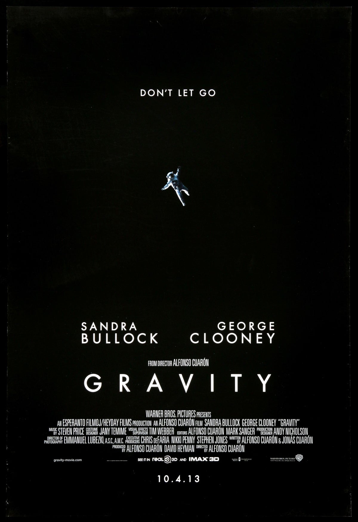 Gravity (2013) original movie poster for sale at Original Film Art