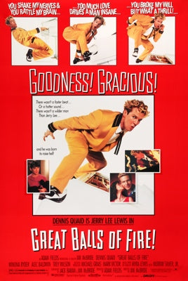 Great Balls of Fire (1989) original movie poster for sale at Original Film Art - Vintage Movie Posters
