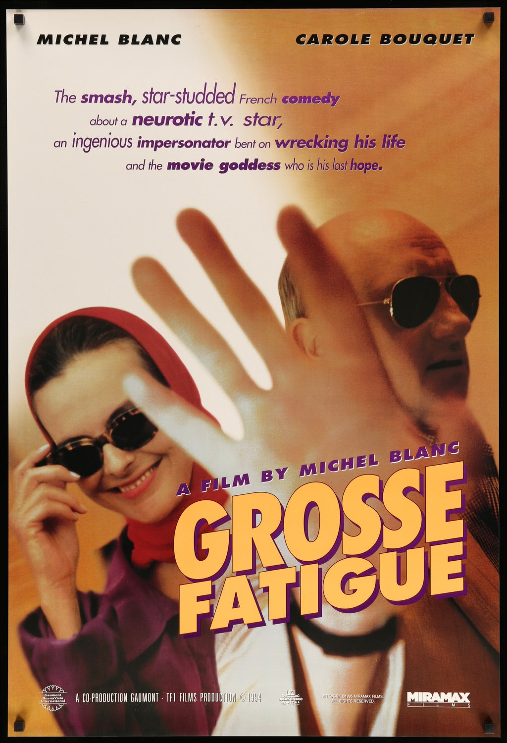 Grosse Fatigue (1994) original movie poster for sale at Original Film Art