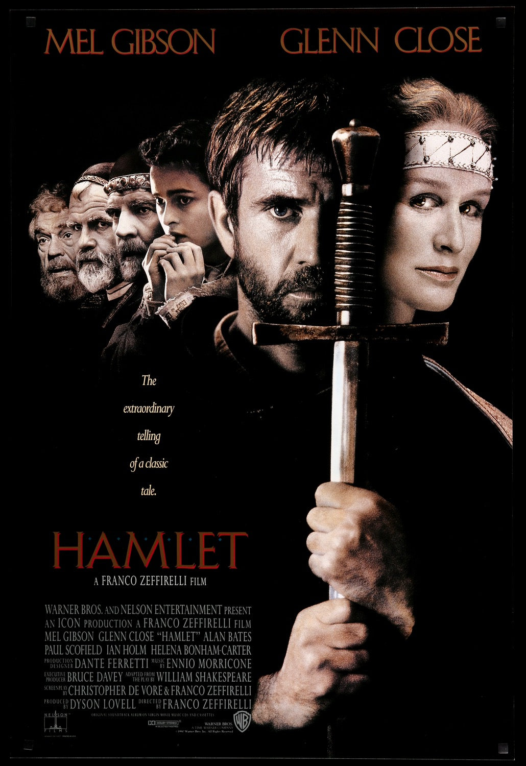 Hamlet (1990) original movie poster for sale at Original Film Art - Vintage Movie Posters