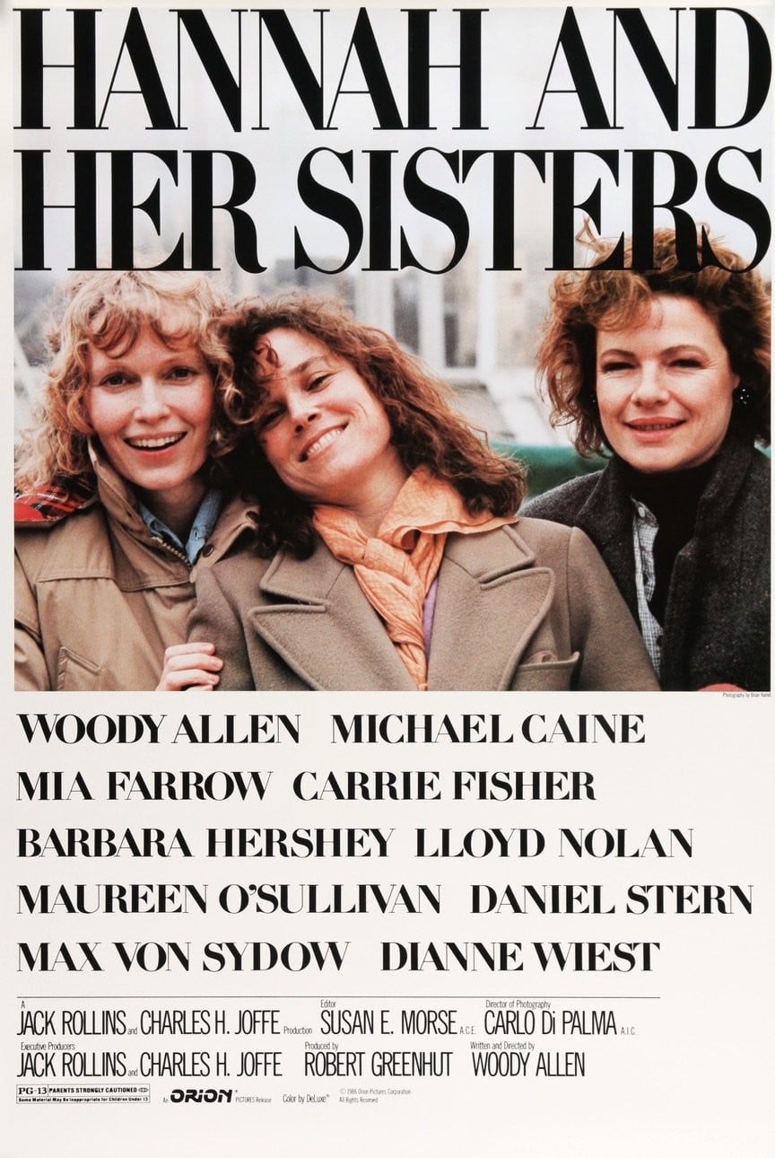 Hannah and Her Sisters (1986) original movie poster for sale at Original Film Art - Vintage Movie Posters