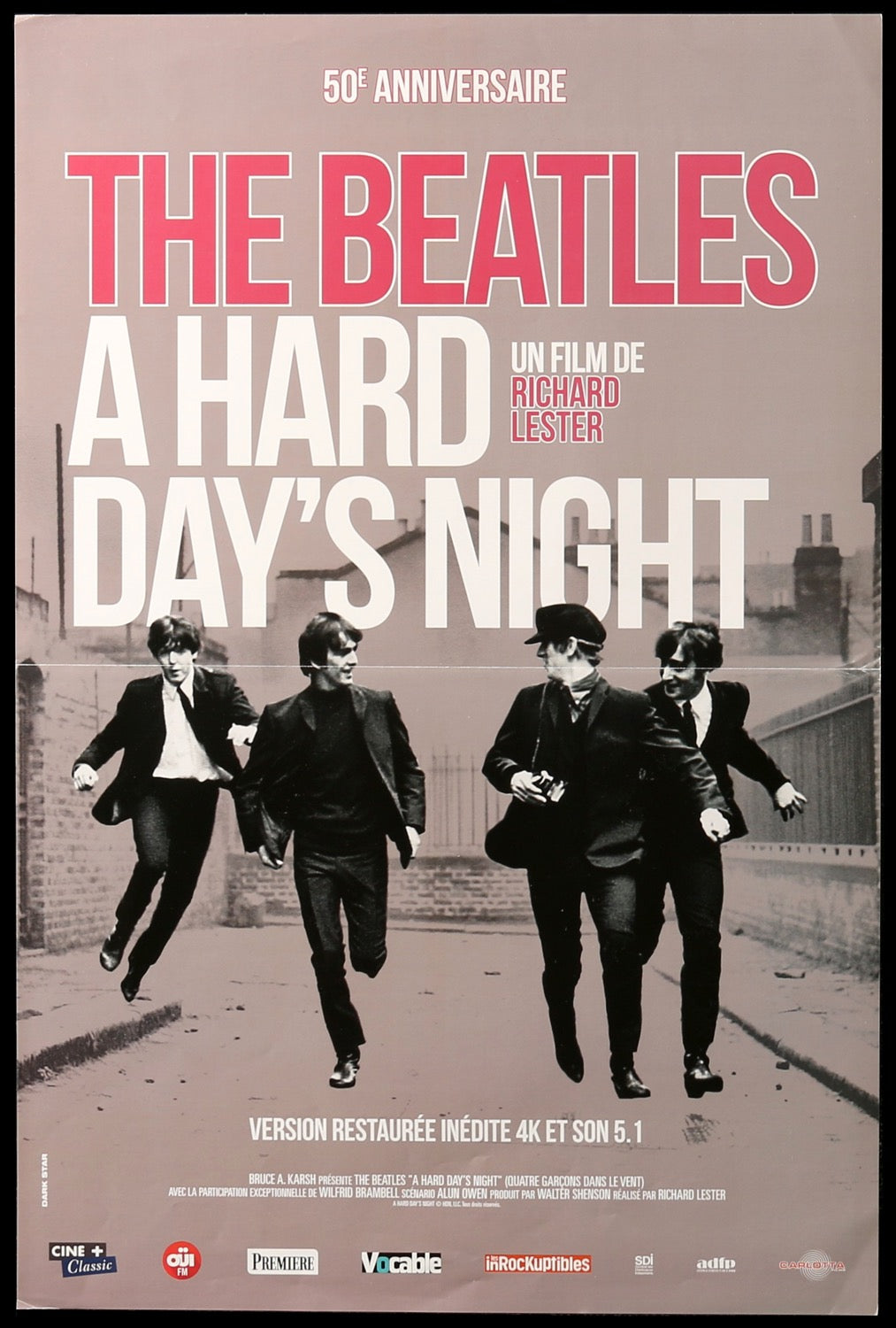 Hard Day&#39;s Night (1964) original movie poster for sale at Original Film Art
