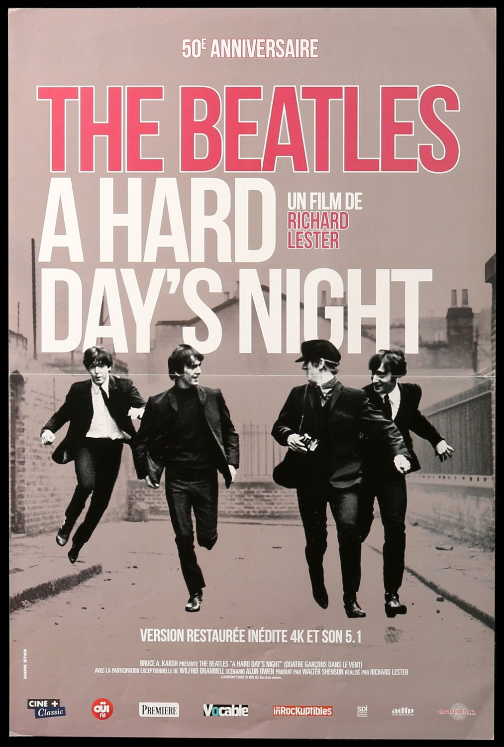 A Hard Day's Night (1964) Original R2014 French Petite Movie
