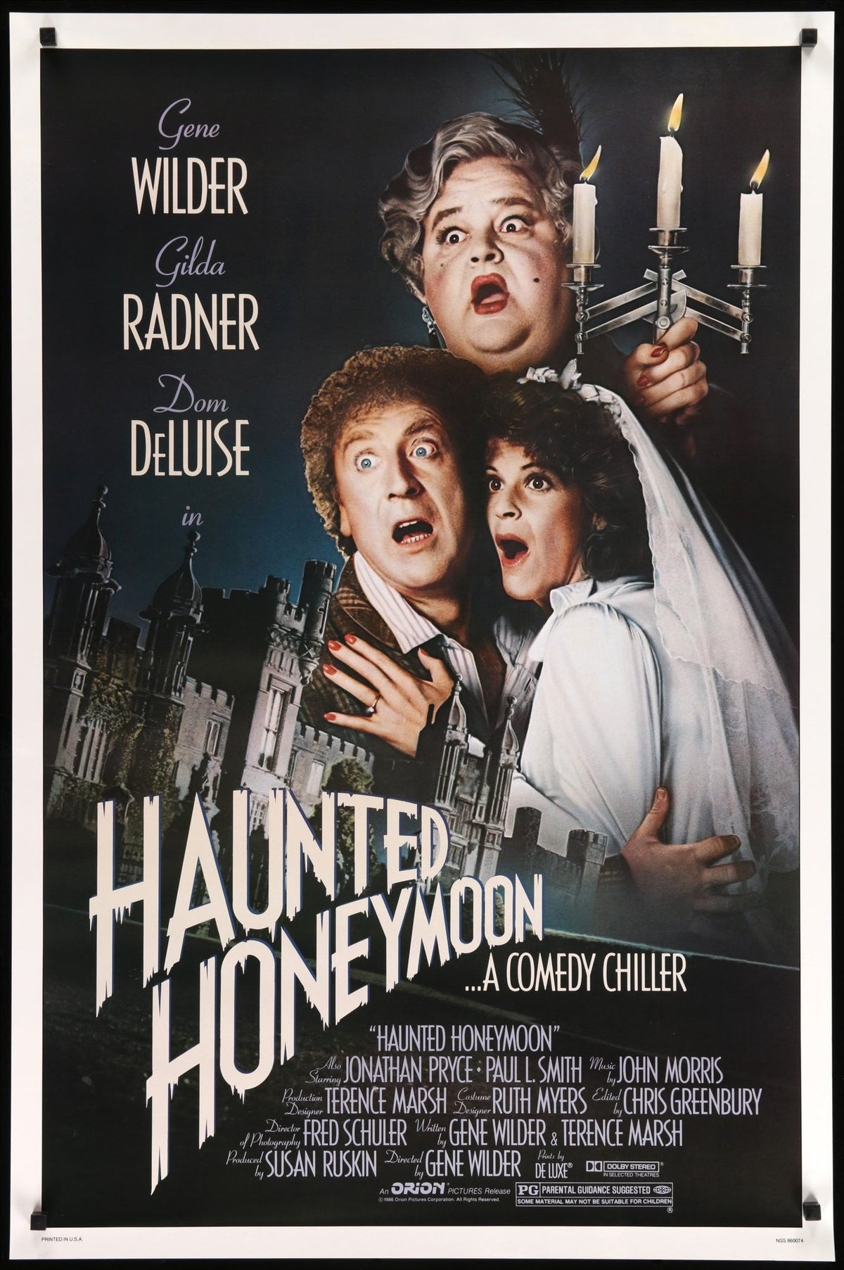 Haunted Honeymoon (1986) original movie poster for sale at Original Film Art - Vintage Movie Posters