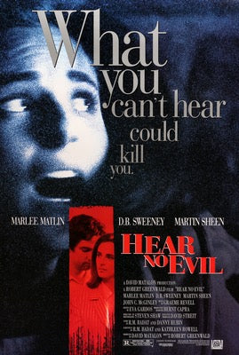 Hear No Evil (1993) original movie poster for sale at Original Film Art