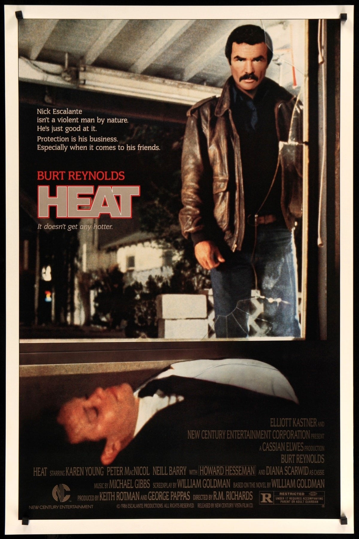 Heat (1986) original movie poster for sale at Original Film Art