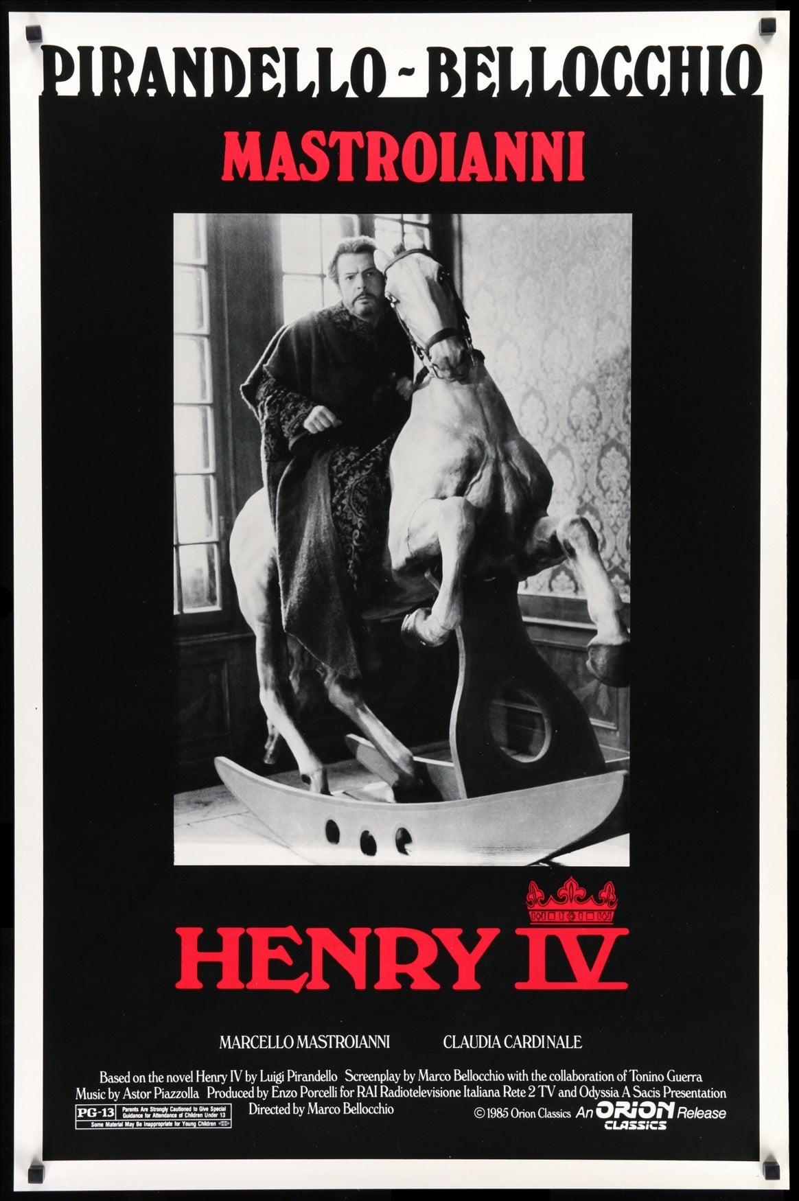 Henry IV (1984) original movie poster for sale at Original Film Art - Vintage Movie Posters