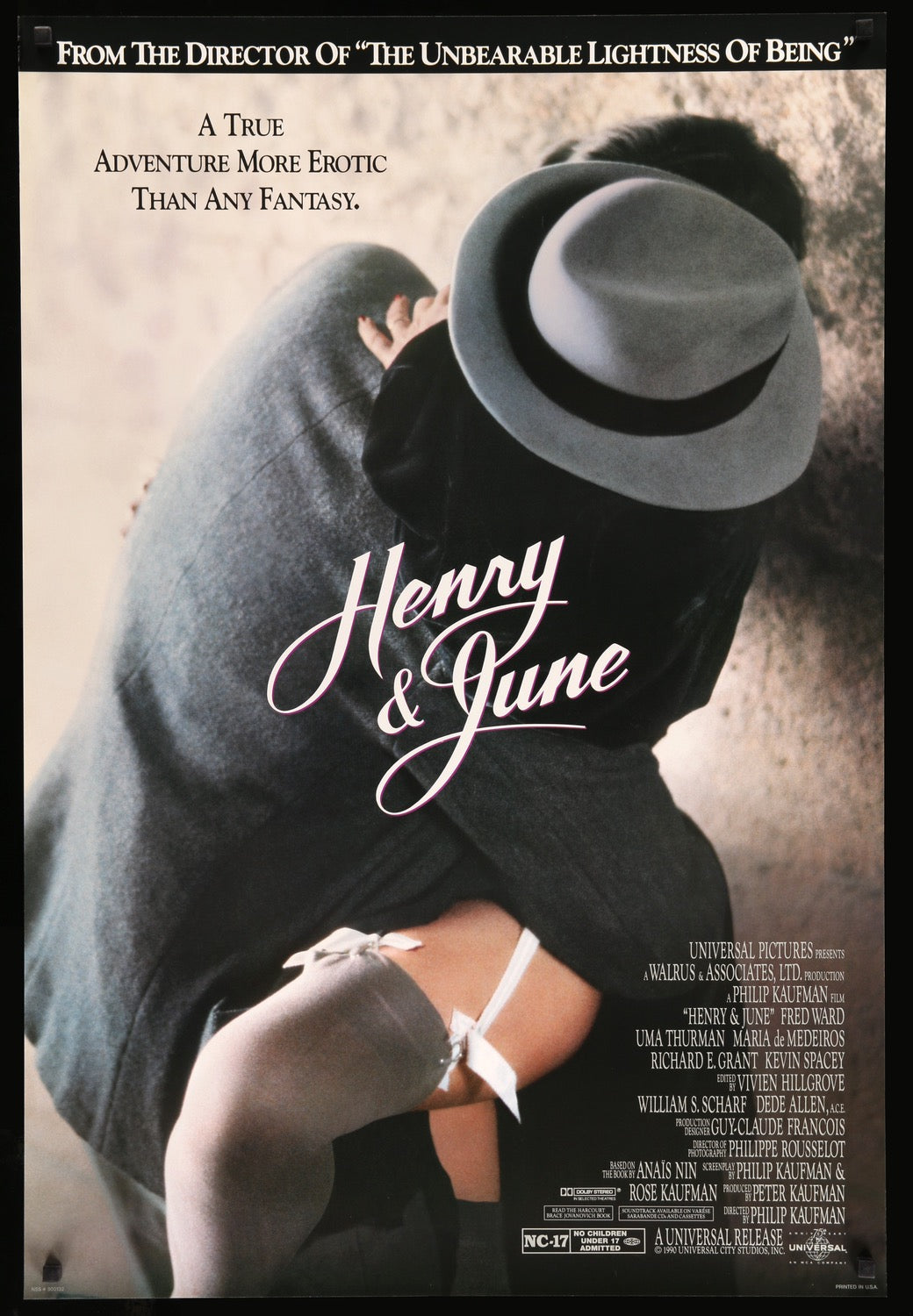 Henry and June (1990) original movie poster for sale at Original Film Art - Vintage Movie Posters