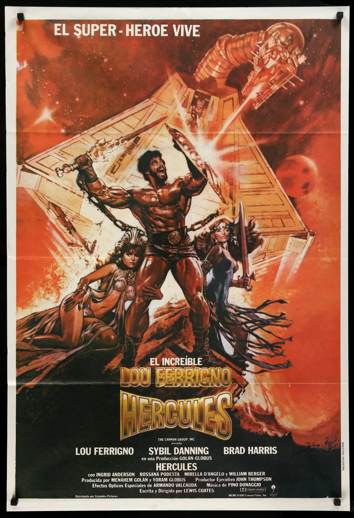 Hercules (1983) original movie poster for sale at Original Film Art - Vintage Movie Posters