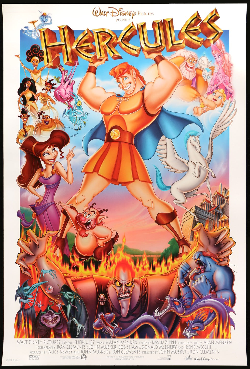 Hercules (1997) original movie poster for sale at Original Film Art