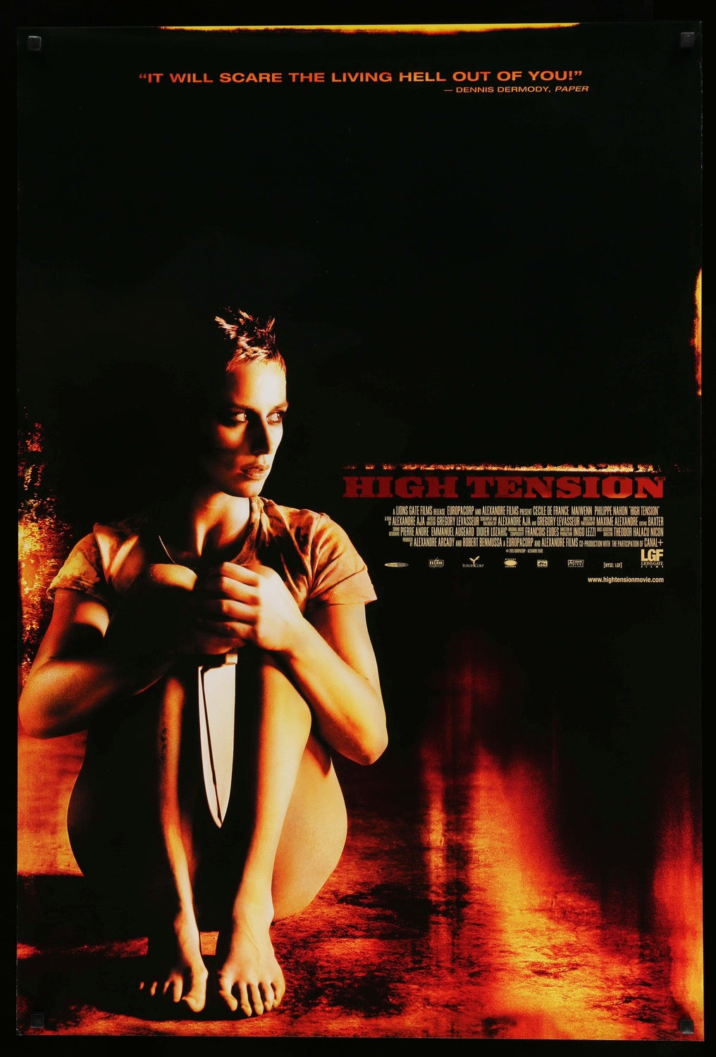 High Tension (2003) original movie poster for sale at Original Film Art - Vintage Movie Posters