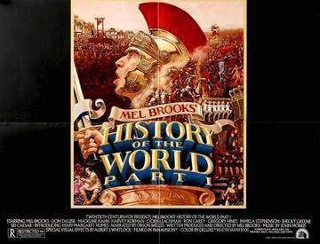 History of the World Part 1 1981 Original Half-Sheet Movie