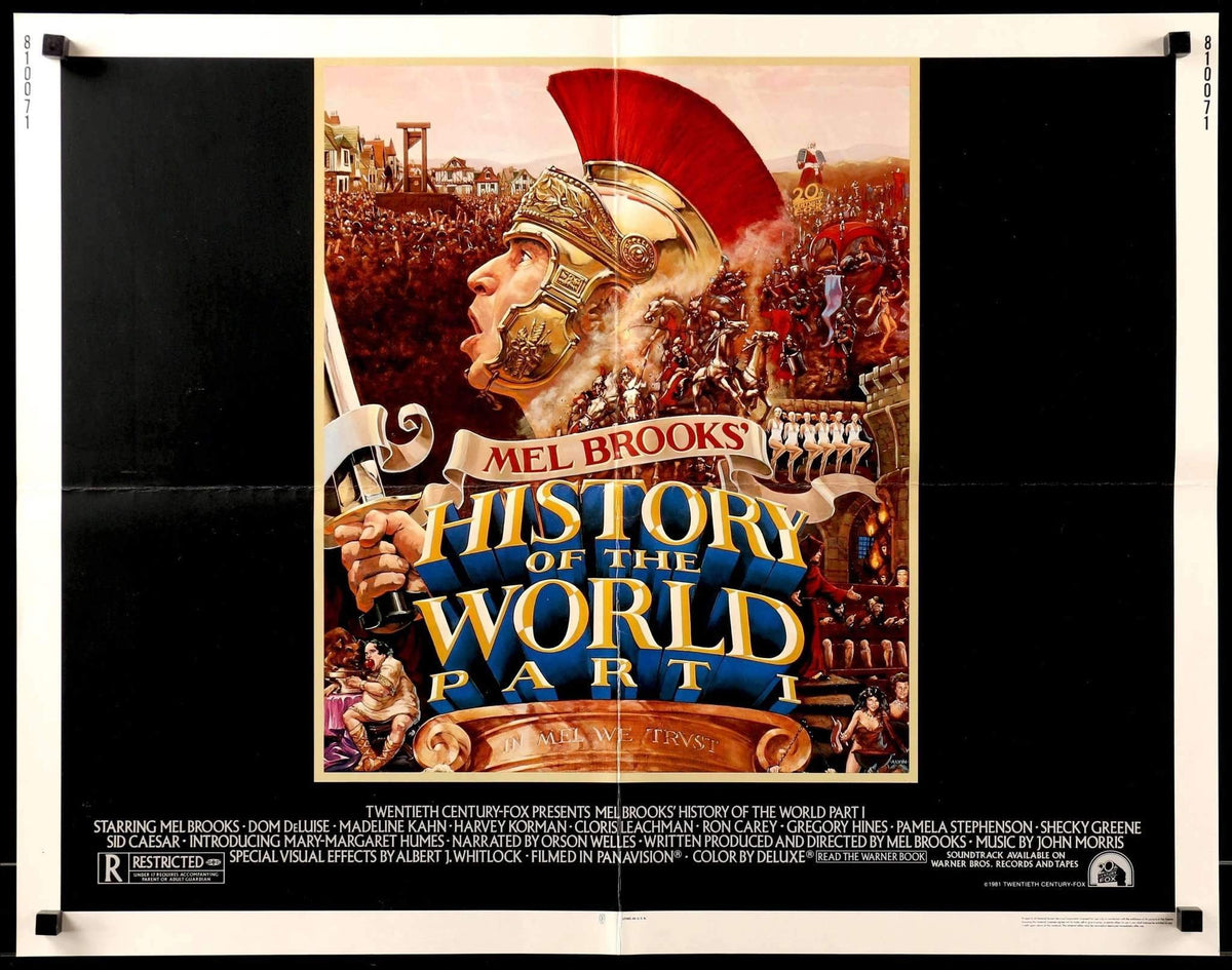 History of the World Part 1 (1981) original movie poster for sale at Original Film Art