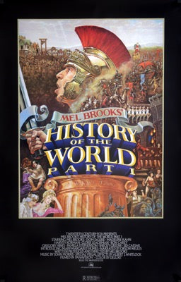 History of the World Part 1 1981 Original One Sheet Movie Poster