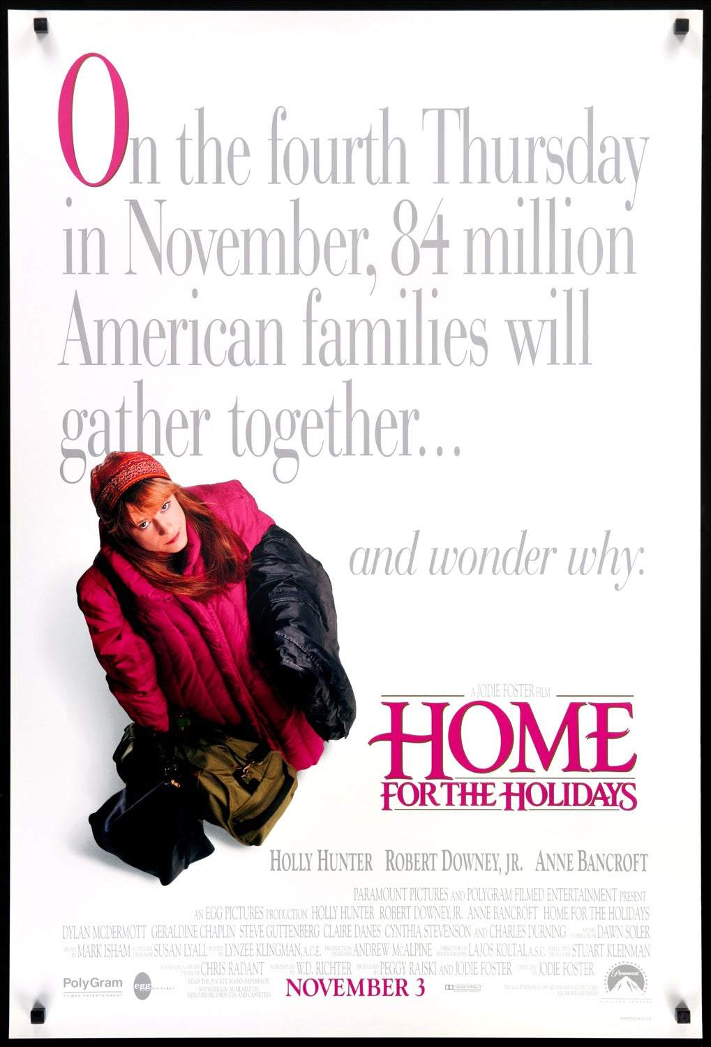 Home For The Holidays (1995) original movie poster for sale at Original Film Art