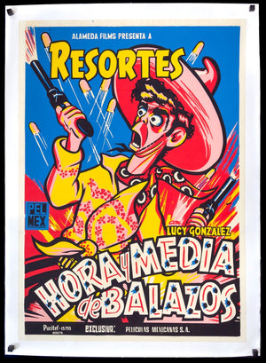 Hora y media de balazos (1957) original movie poster for sale at Original Film Art