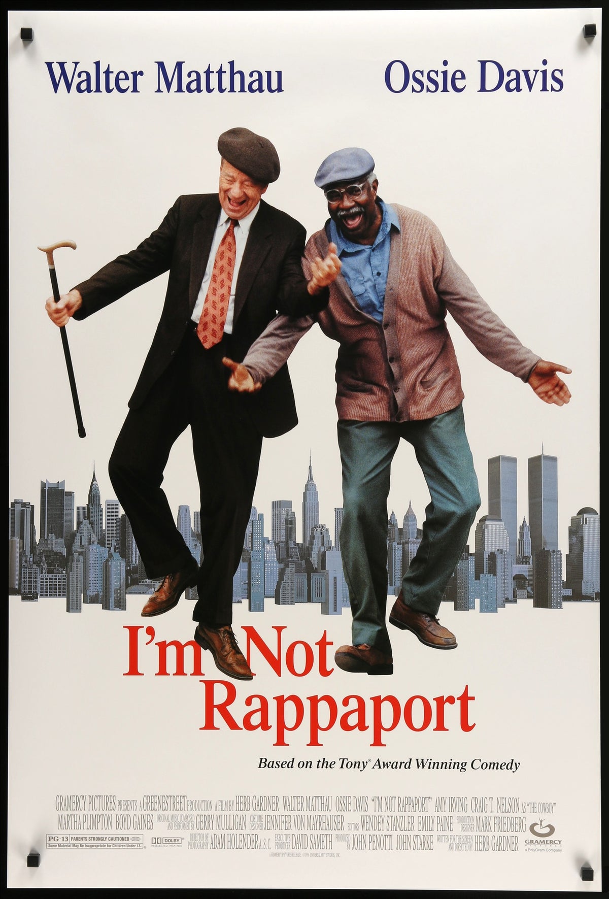 I&#39;m Not Rappaport (1996) original movie poster for sale at Original Film Art