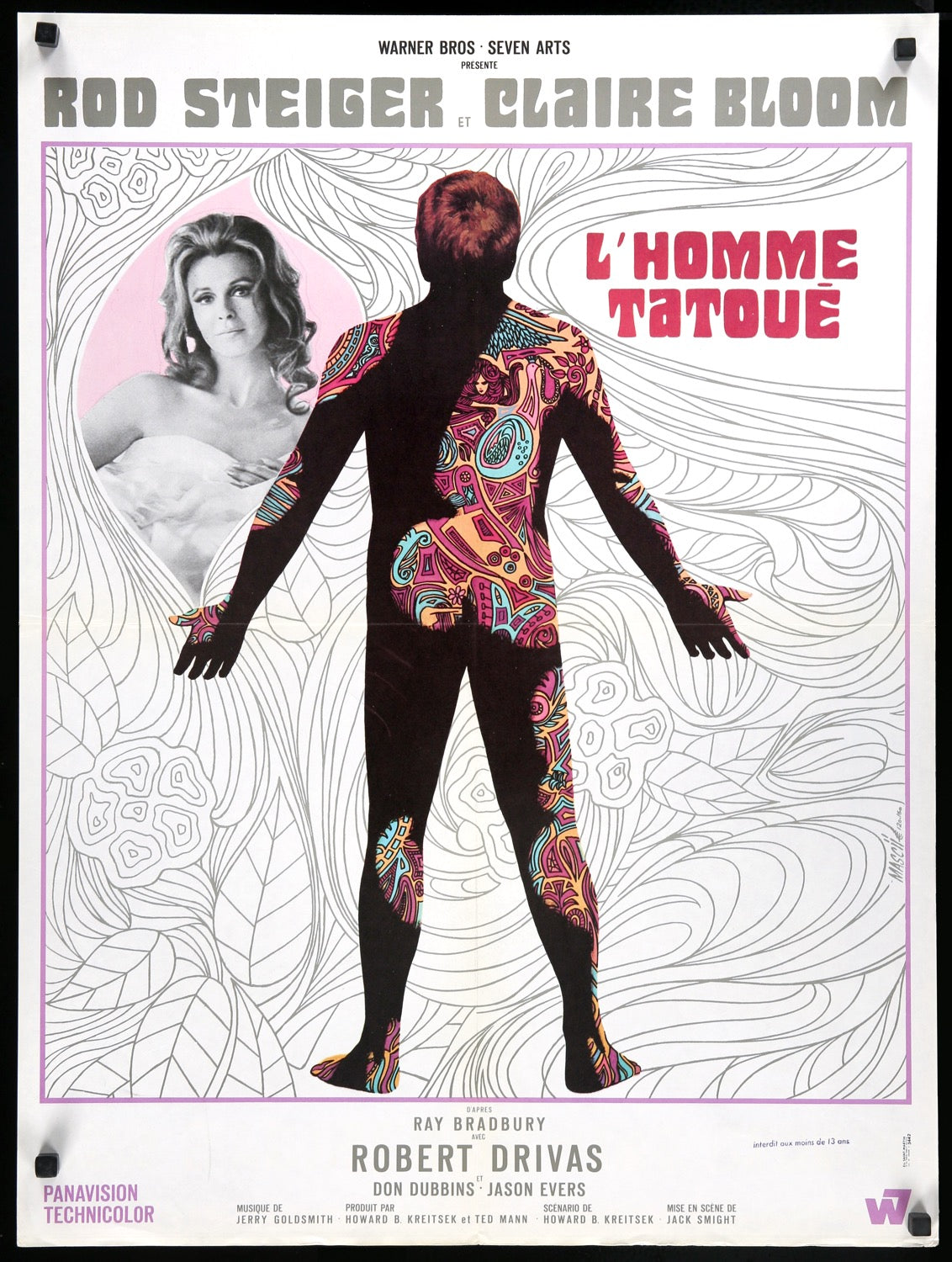 Illustrated Man (1969) original movie poster for sale at Original Film Art - Vintage Movie Posters