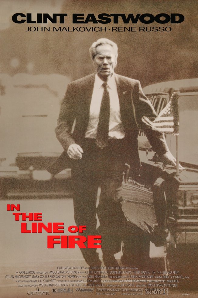 In the Line of Fire (1993) original movie poster for sale at Original Film Art - Vintage Movie Posters
