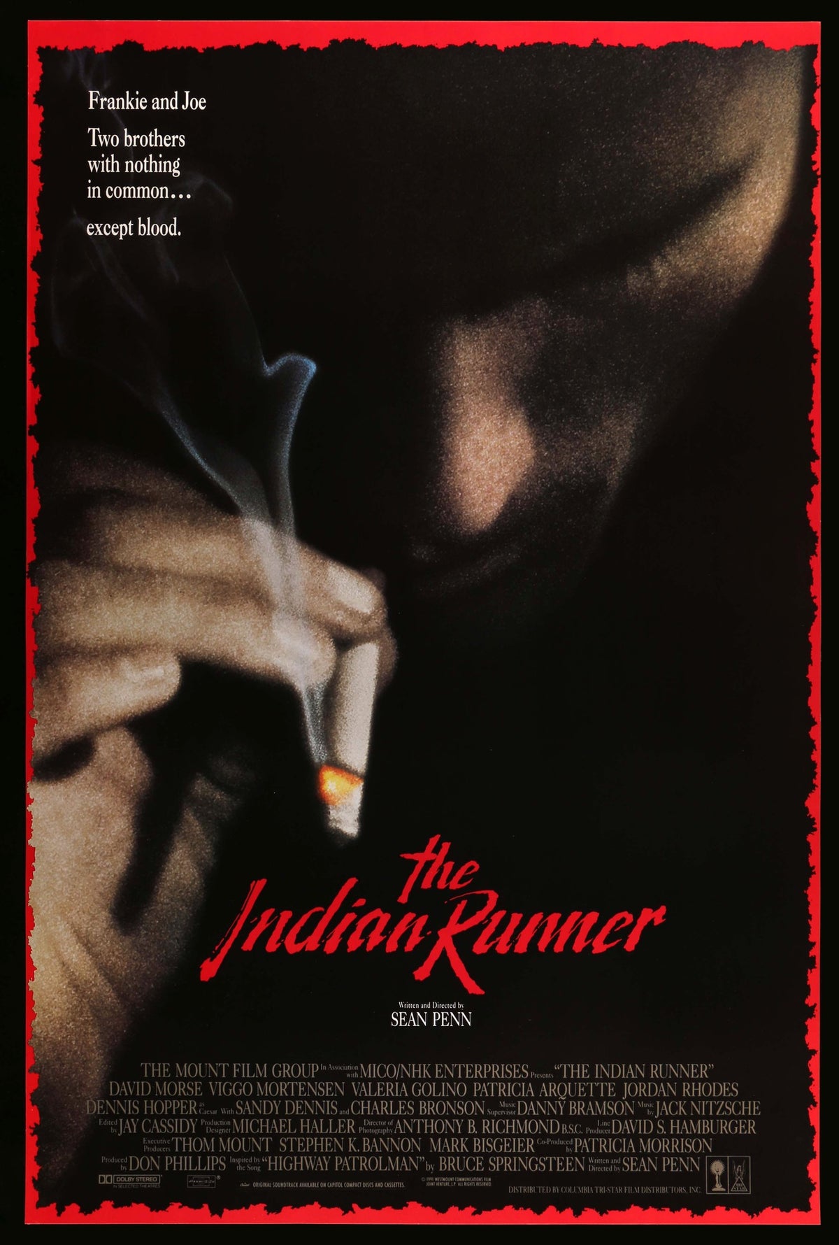 Indian Runner (1991) original movie poster for sale at Original Film Art - Vintage Movie Posters