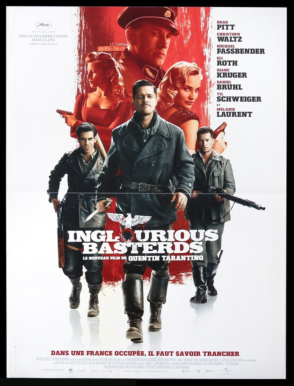 Inglourious Basterds (2009) original movie poster for sale at Original Film Art - Vintage Movie Posters