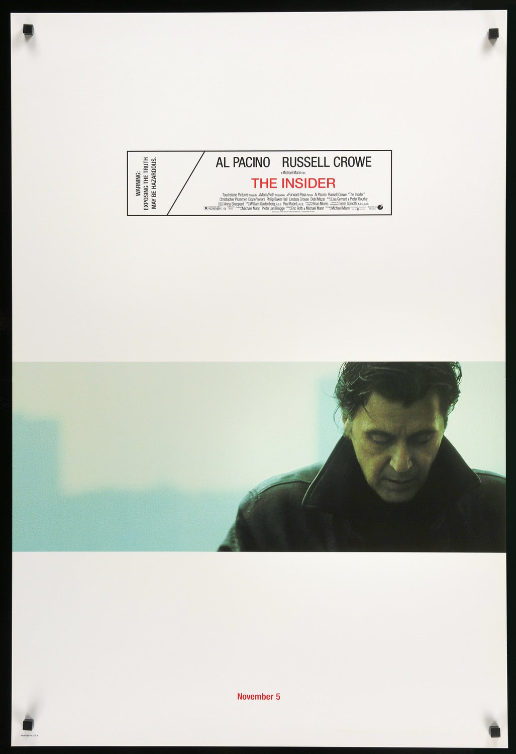 Insider (1999) original movie poster for sale at Original Film Art - Vintage Movie Posters