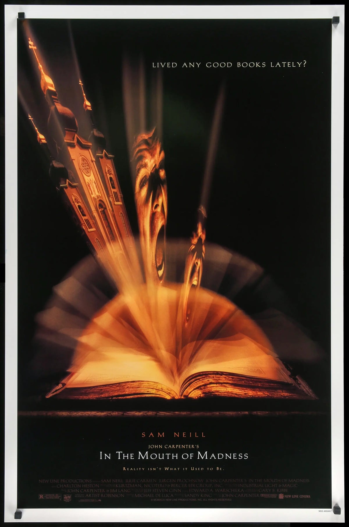 In the Mouth of Madness (1995) original movie poster for sale at Original Film Art - Vintage Movie Posters
