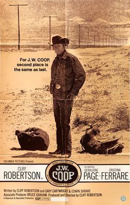 J.W. Coop (1972) original movie poster for sale at Original Film Art - Vintage Movie Posters