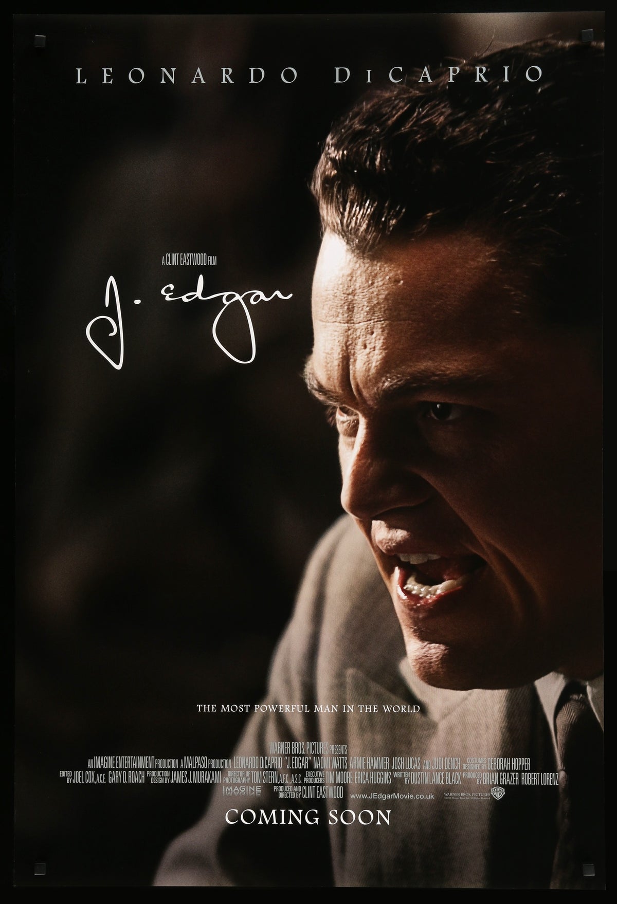 J. Edgar (2011) original movie poster for sale at Original Film Art