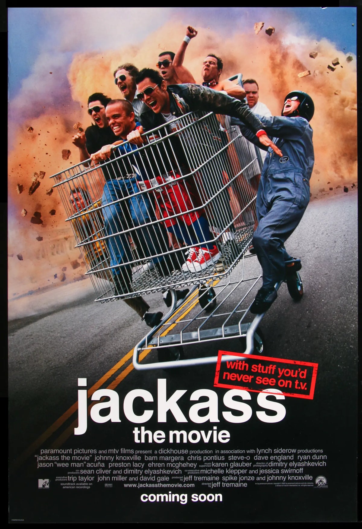 Jackass - The Movie (2002) original movie poster for sale at Original Film Art