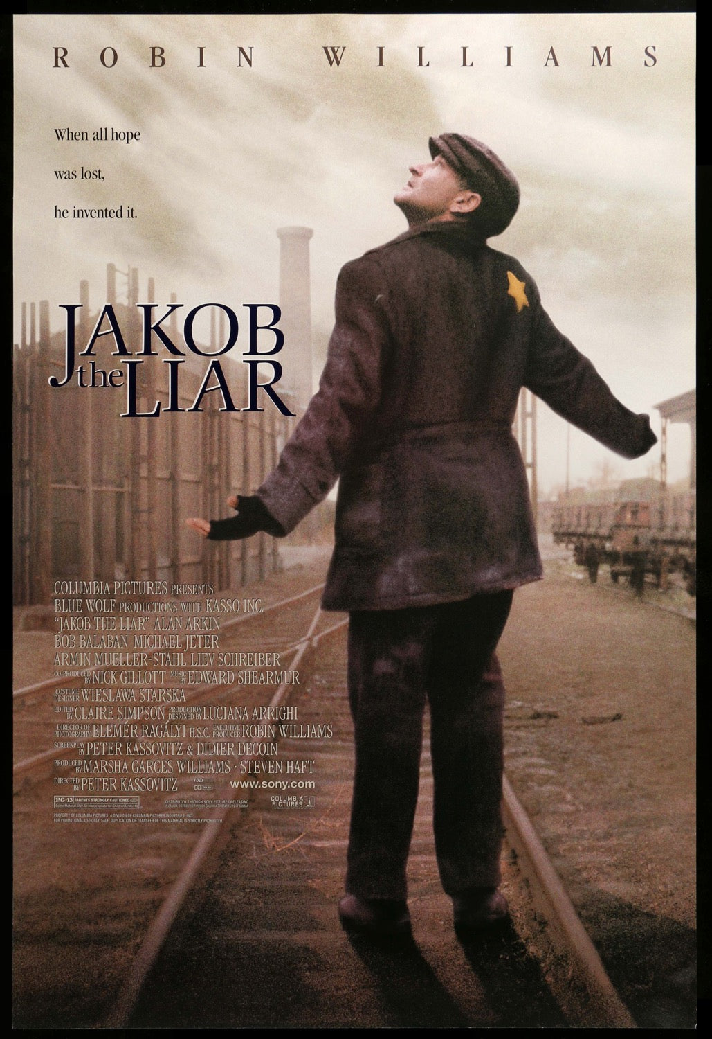 Jakob the Liar (1999) original movie poster for sale at Original Film Art