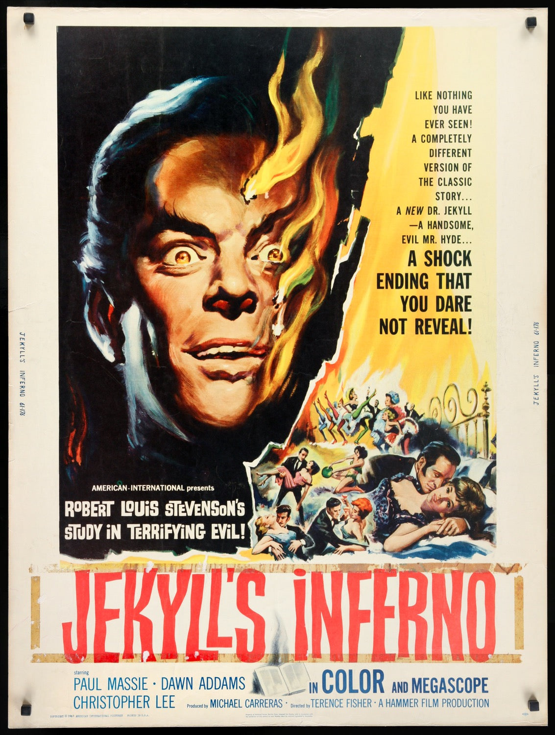 Two Faces of Dr. Jekyll (1960) original movie poster for sale at Original Film Art
