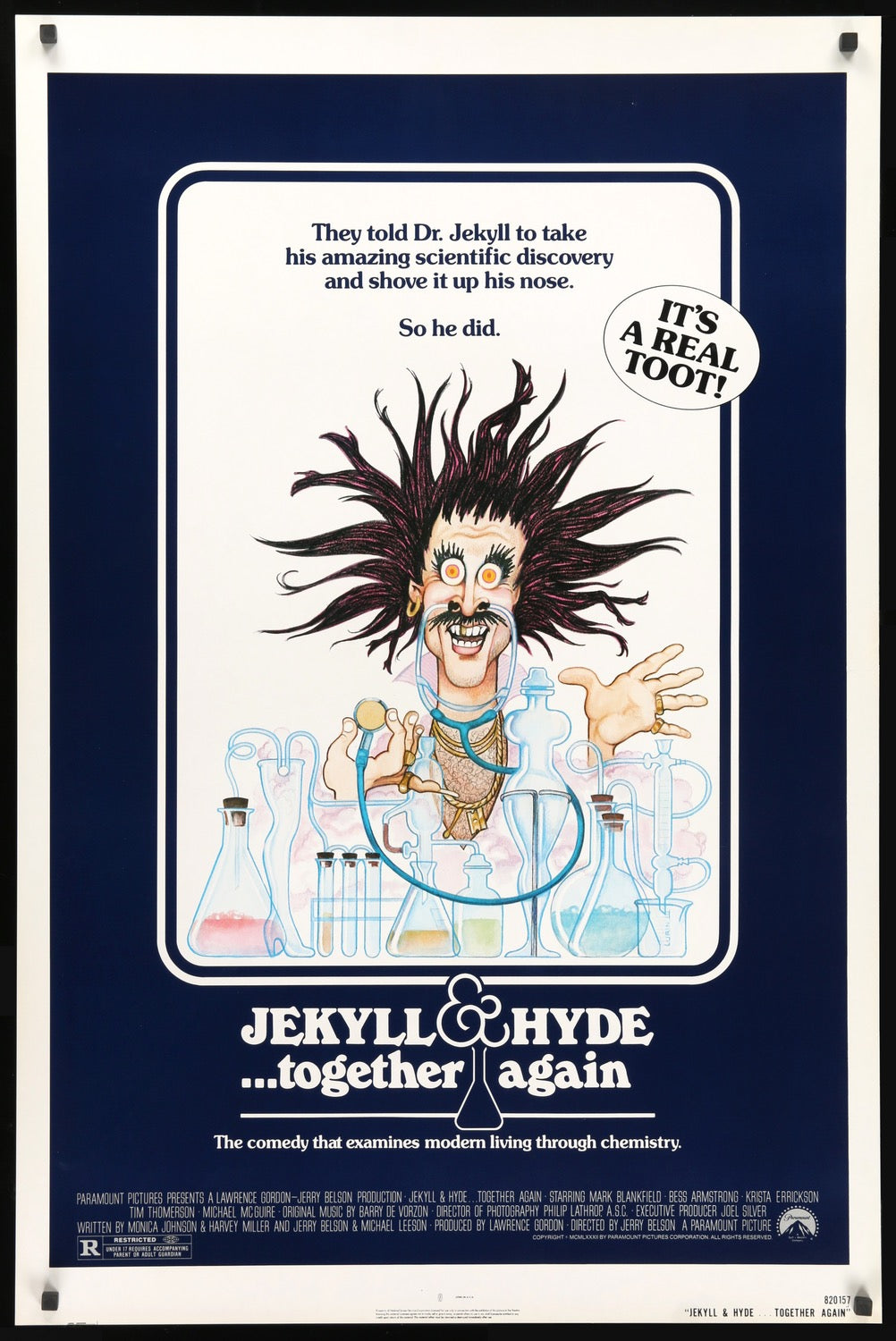 Jekyll and Hyde Together Again (1982) Original One-Sheet Movie