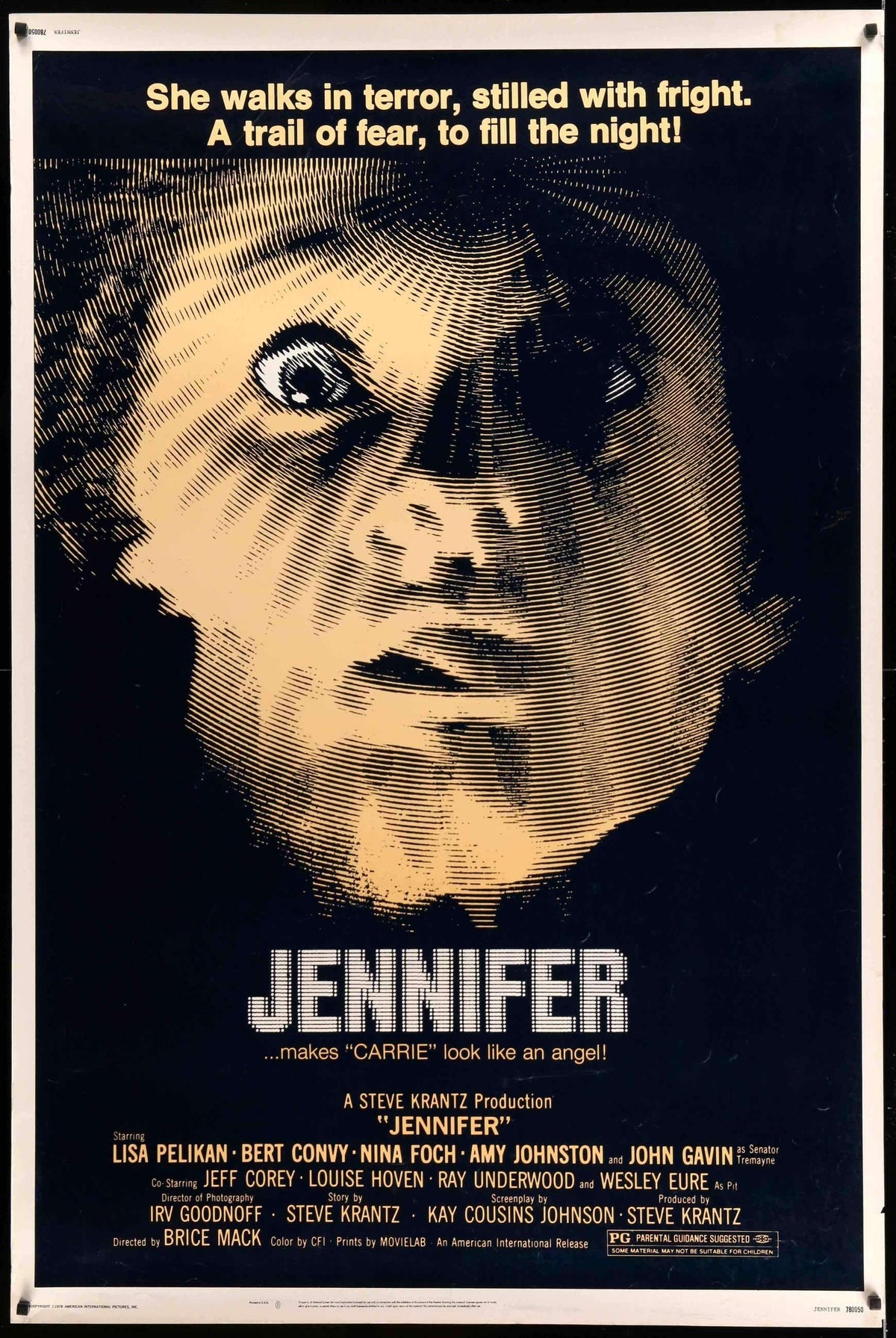 Jennifer (1978) original movie poster for sale at Original Film Art - Vintage Movie Posters