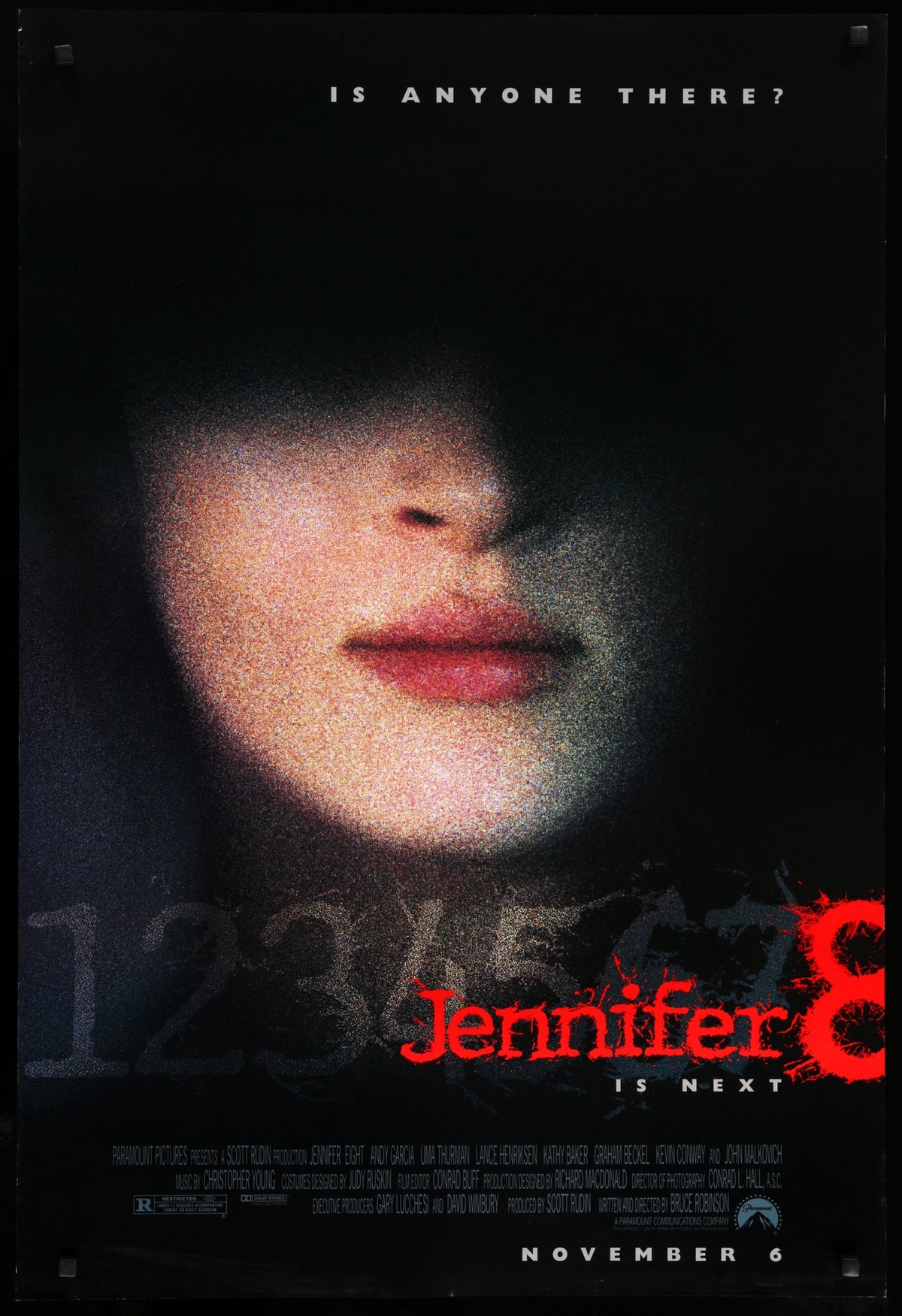 Jennifer 8 (1992) original movie poster for sale at Original Film Art - Vintage Movie Posters