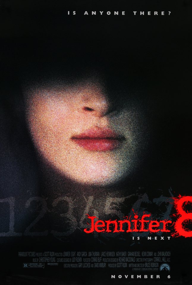 Jennifer 8 (1992) original movie poster for sale at Original Film Art - Vintage Movie Posters