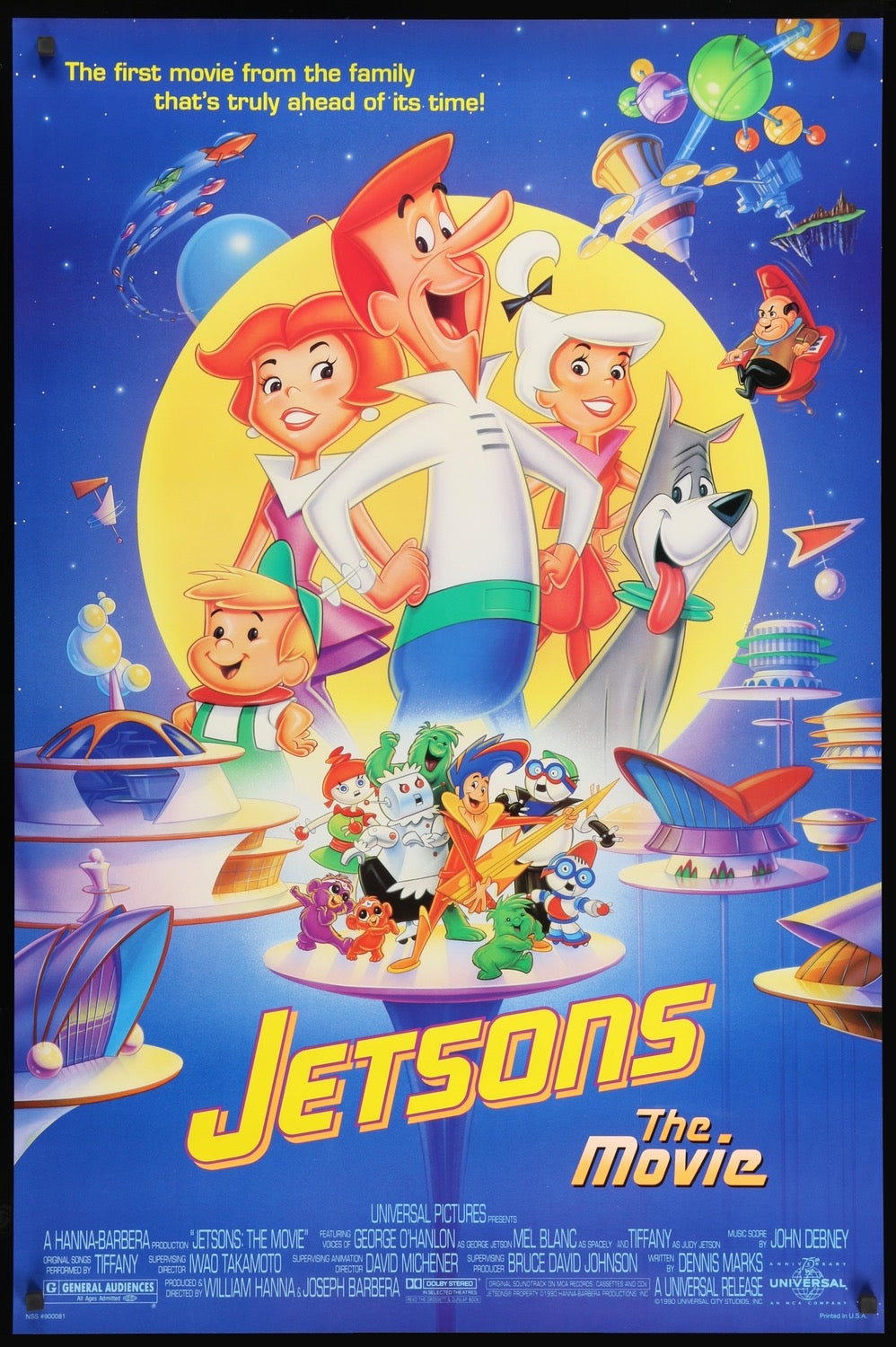 Jetsons The Movie 1990 Original One Sheet Movie Poster